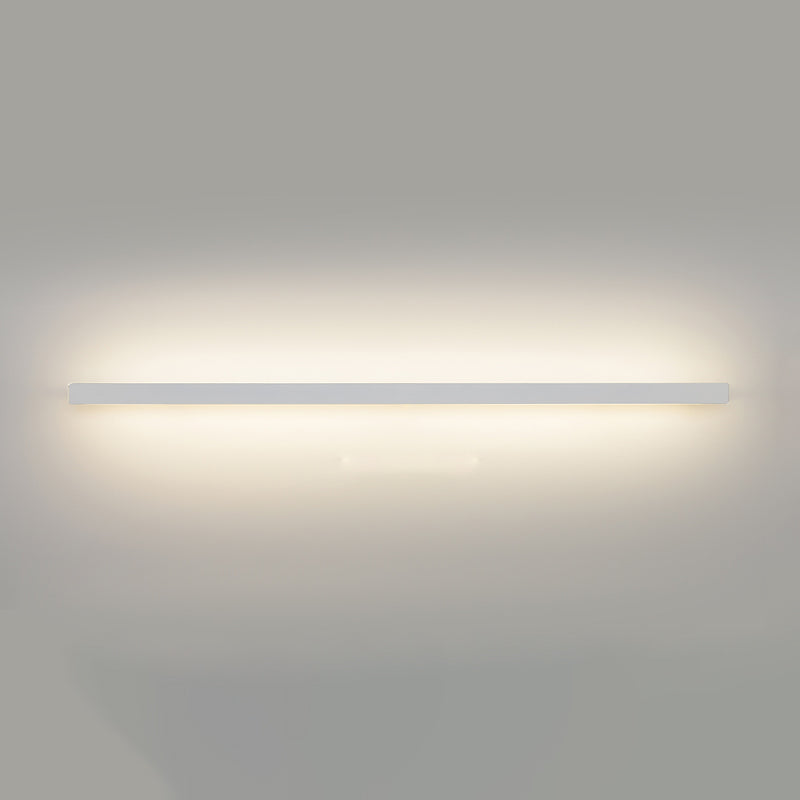 Linear Wall Light Fixture Nordic Metal Foyer LED Wall Lighting with Storage Rack Design