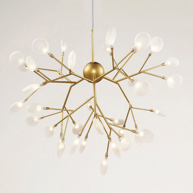 Luz de suspensión de metal de techo de luces de luciérculos simples contemporáneos para dormitorio