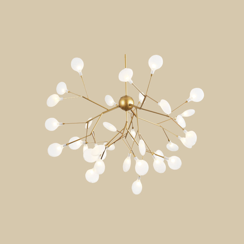 Luz de suspensión de metal de techo de luces de luciérculos simples contemporáneos para dormitorio