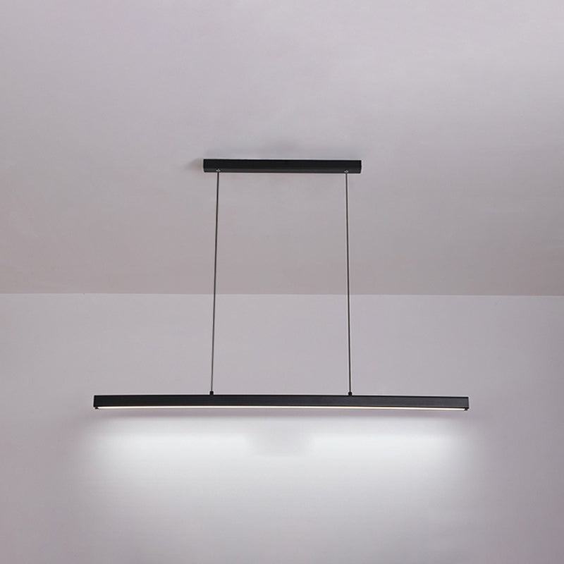 Linear Isola Lighting Acrilic Contemporary Simplicity Fishings a sospensione per il ristorante