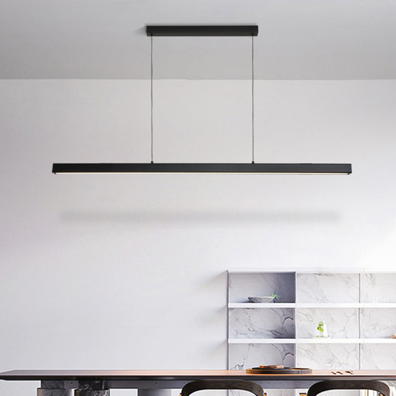 Linear Isola Lighting Acrilic Contemporary Simplicity Fishings a sospensione per il ristorante