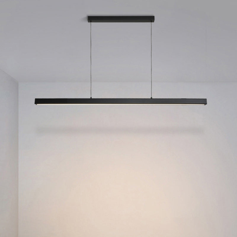 Linear Isola Lighting Acrilic Contemporary Simplicity Fishings a sospensione per il ristorante