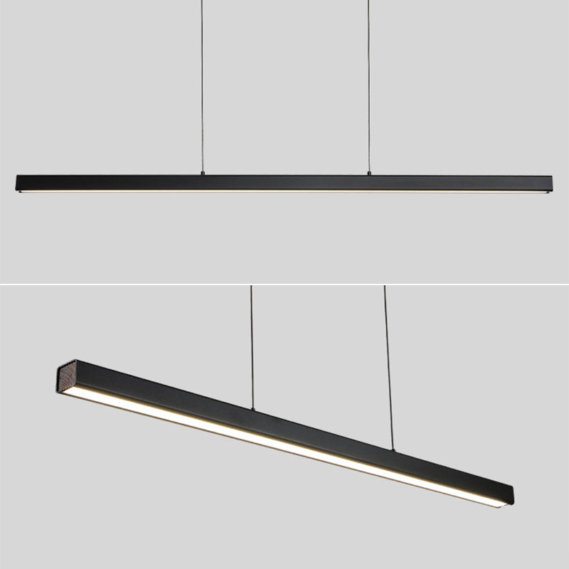 Linear Isola Lighting Acrilic Contemporary Simplicity Fishings a sospensione per il ristorante