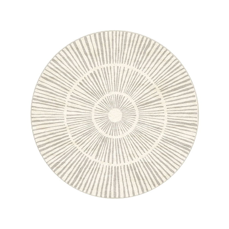 Chic Modern Area Carpet Stripe Pattern Polyester Area Rug Stain Resistant Rug for Home Decor