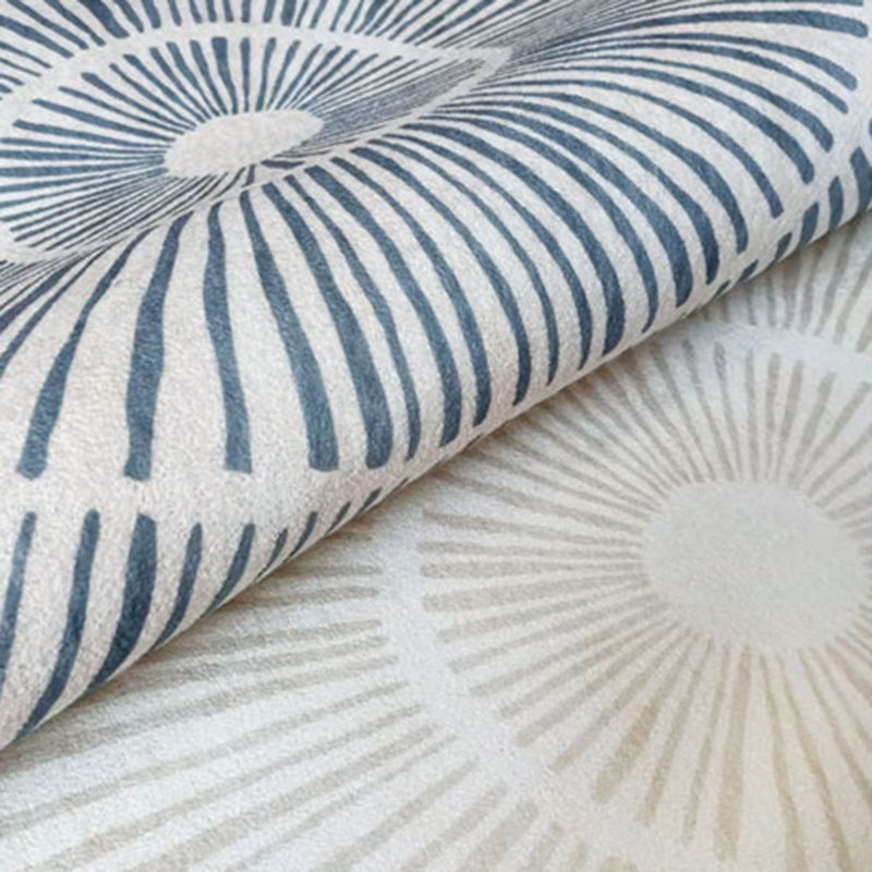 Chic Modern Area Carpet Stripe Pattern Polyester Area Rug Stain Resistant Rug for Home Decor