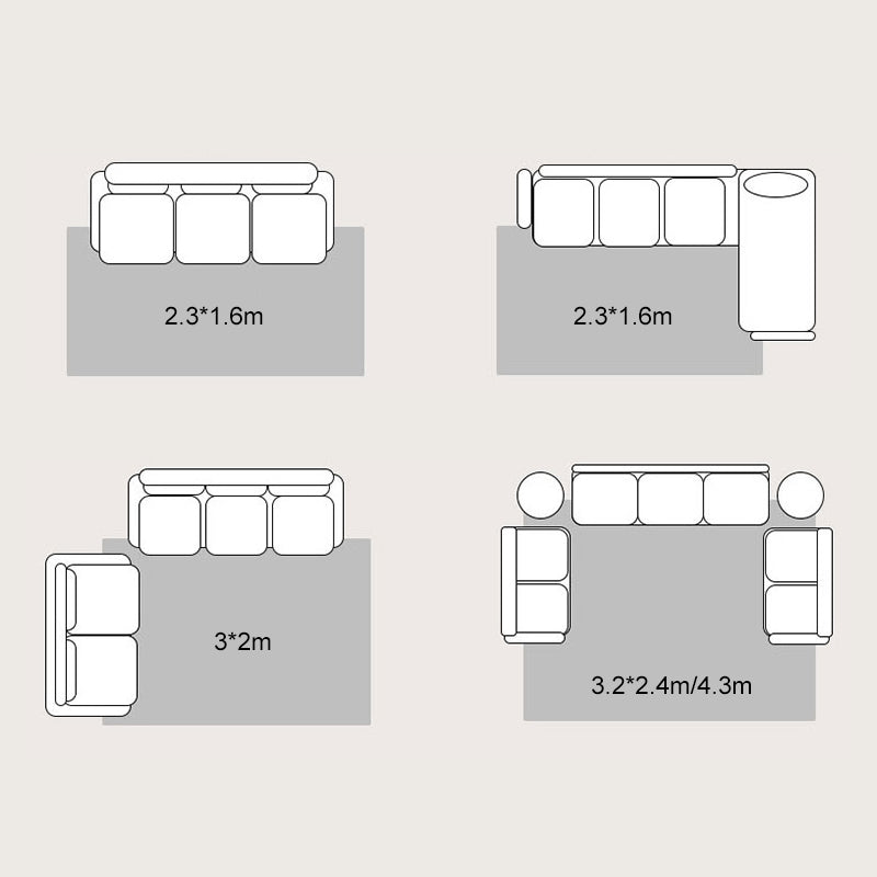 Beige Modern Area Carpet Stripe Pattern Polyester Area Rug Anti-Slip Washable Rug for Home Decor