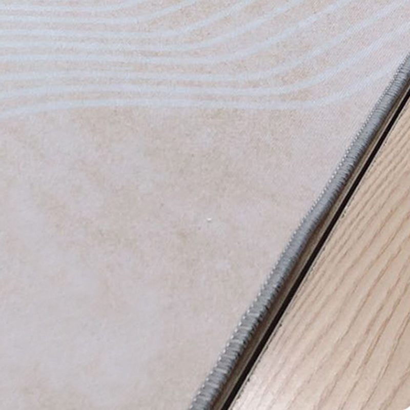 Modern Color Block Area Rug Green Polyester Area Carpet Non-Slip Backing Rug for Living Room