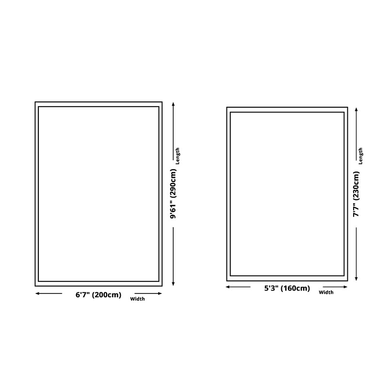 Grey Modern Area Rug Color Block Polyester Area Carpet Stain Resistant Rug for Living Room