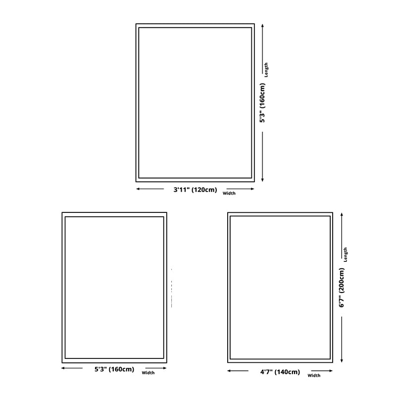 Blue Modern Area Rug Floral Pattern Polyester Area Carpet Easy Care Non-Slip Rug for Living Room