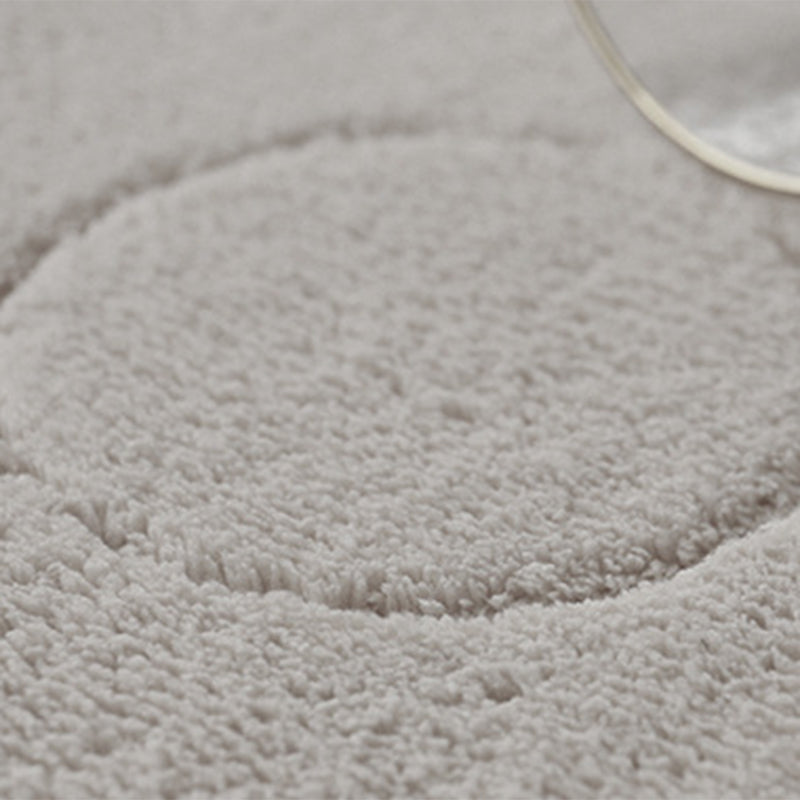 Modern Solid Color Carpet Washable Area Rug Polyster Anti-Slip Area Carpet for Living Room