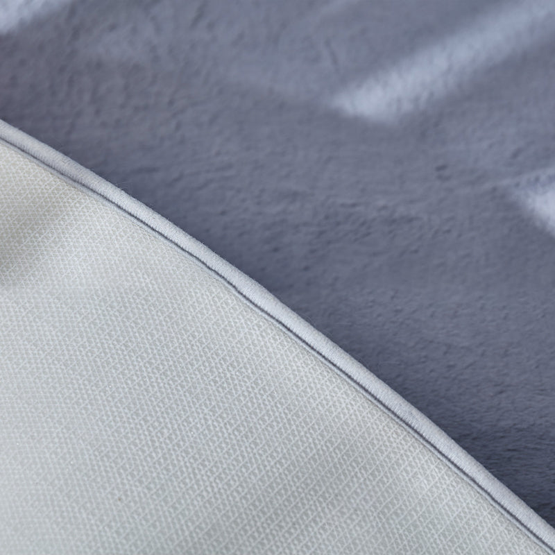 Tapis de loisirs de couleur de couleur solide du tapis de couleur unis en polyester avec support sans glissement