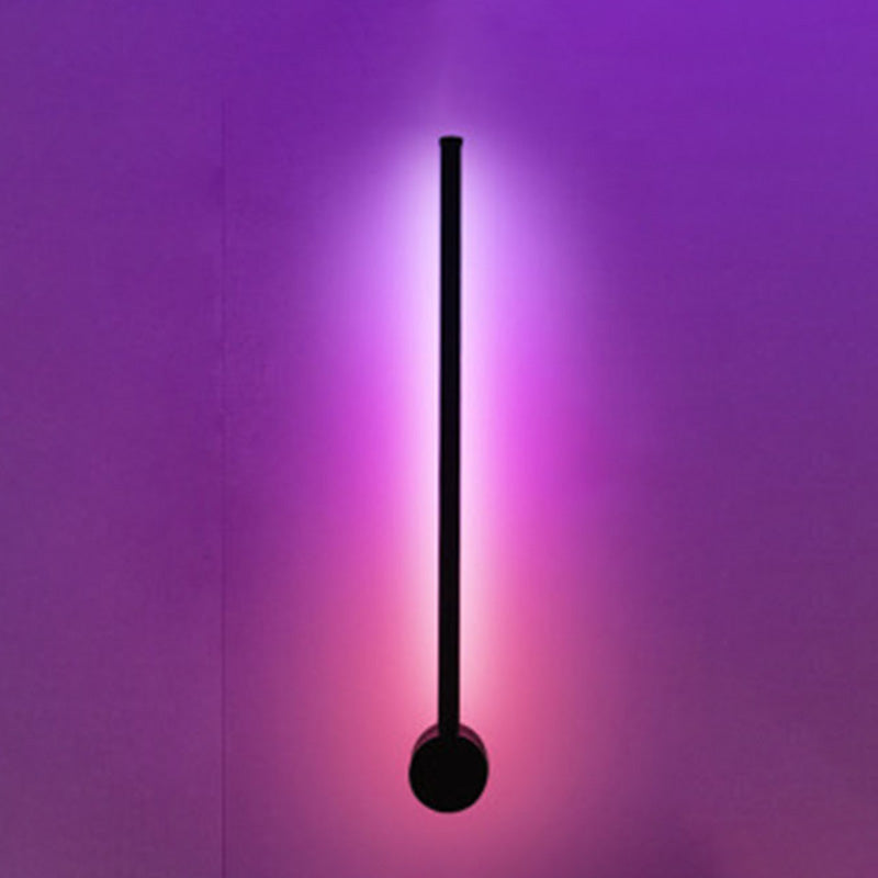 Stile moderno RGB Light Metallic Sconce Lighting Prontoni murali per la camera da letto per la camera da letto d'albergo