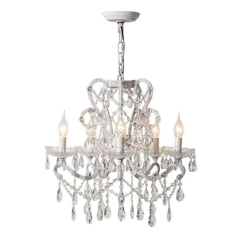 Kerze Kronleuchter Leuchte Traditionelle Kristallheizbeleuchtung für das Restaurant