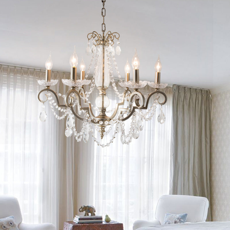 Kerze Kronleuchter Leuchte Traditionelle Kristallheizbeleuchtung für das Restaurant