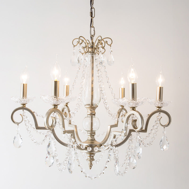 Kerze Kronleuchter Leuchte Traditionelle Kristallheizbeleuchtung für das Restaurant