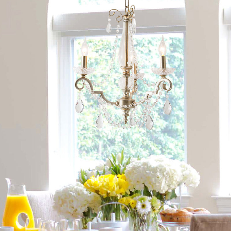 Kerze Kronleuchter Leuchte Traditionelle Kristallheizbeleuchtung für das Restaurant