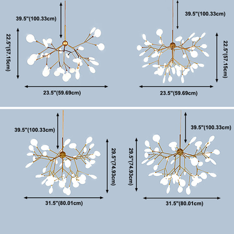 Lampada lampadina a lucciola Firefly Lampada moderna Designer Acrilico Acrilico Accensione per il ristorante