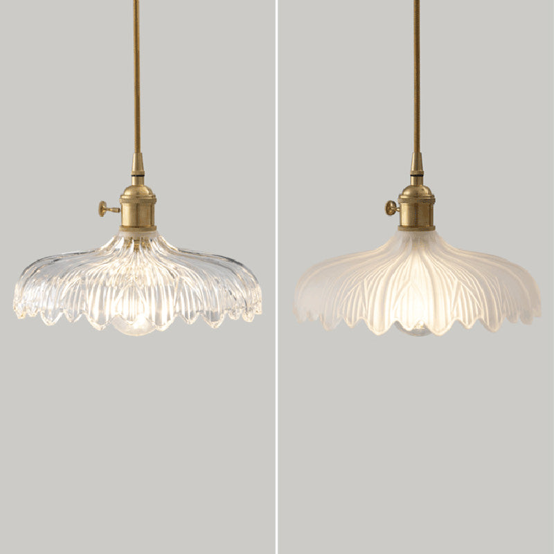 Tombra festoneada Luz colgante de cabeza individual en estilo industrial para restaurante de cocina