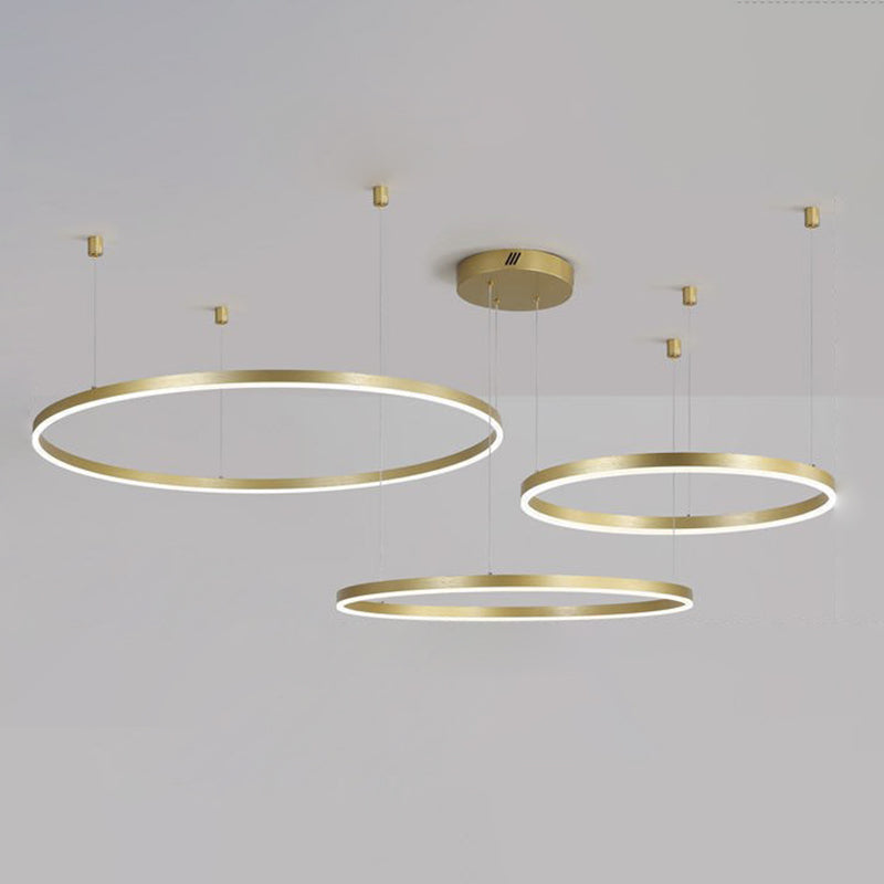Lustre à cadre en métal contemporain Restaurant du lustre suspendu avec une teinte acrylique