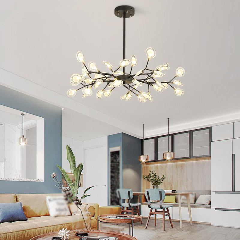 Multi-Light Firefly Decke Anhänger modernistischer Metallkronleuchter für Wohnzimmer