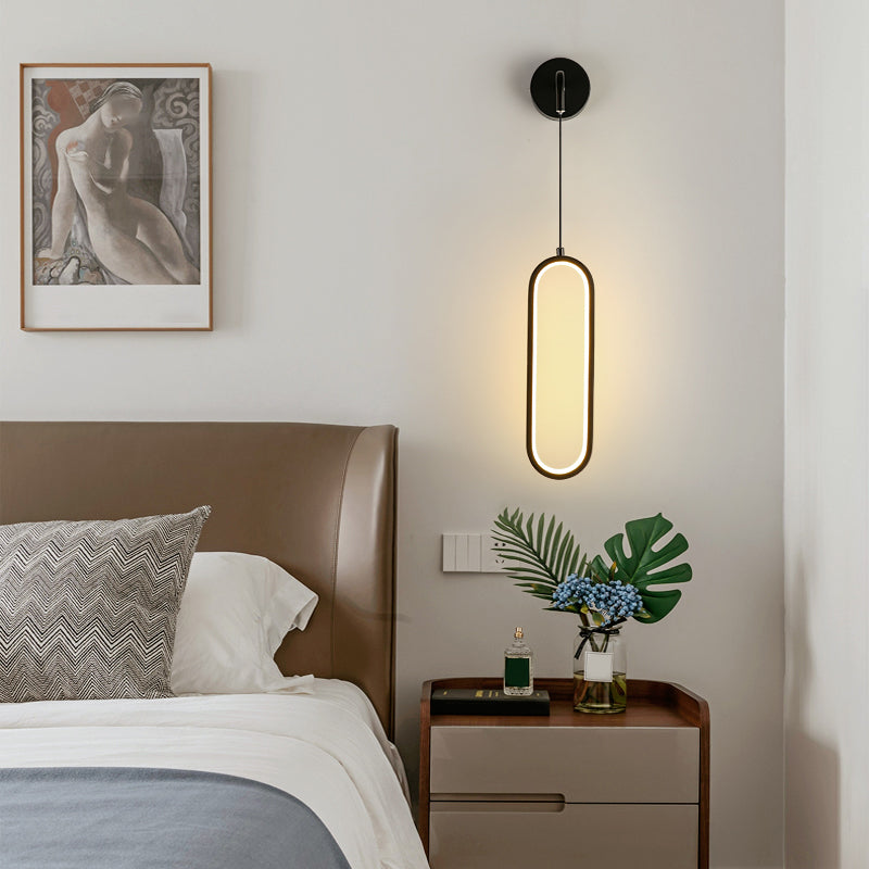 Circlings Luz montada en la pared Minimalista Metal Bundside Led Pared colgante Luz