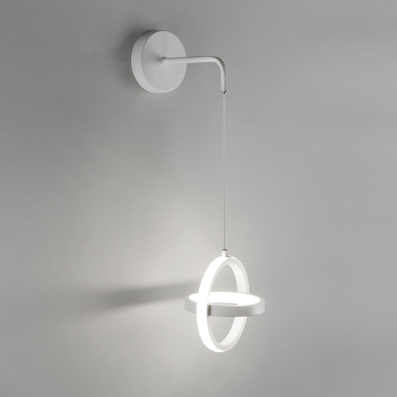 Circlings Luz montada en la pared Minimalista Metal Bundside Led Pared colgante Luz