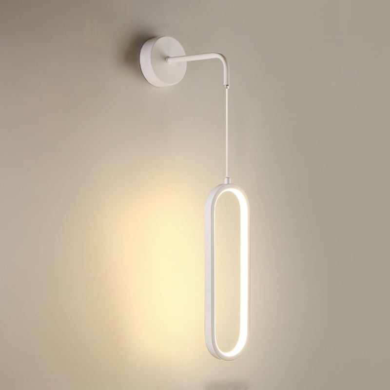 Circlings Luz montada en la pared Minimalista Metal Bundside Led Pared colgante Luz