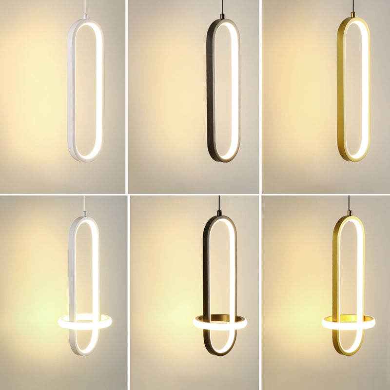 Circlings Luz montada en la pared Minimalista Metal Bundside Led Pared colgante Luz
