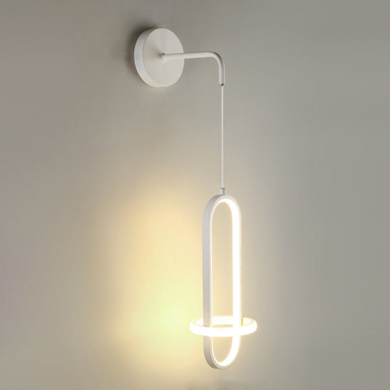 Circlings Luz montada en la pared Minimalista Metal Bundside Led Pared colgante Luz