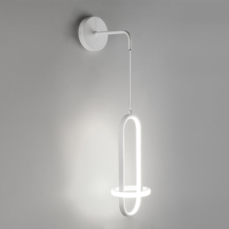 Circlings Luz montada en la pared Minimalista Metal Bundside Led Pared colgante Luz