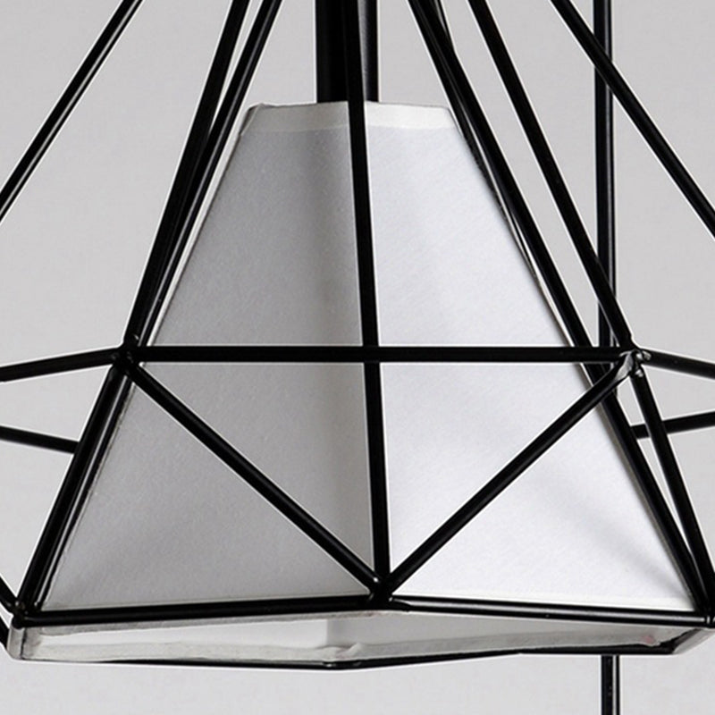 Lampada a monte semifulto diamante industriale a soffitto metallico per la camera da letto