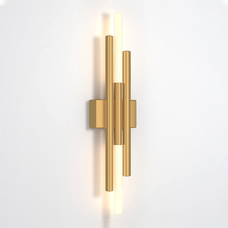 Luz de pared rectangular novedosa apliques modernas acrílico sala de estar LED luz montada de pared