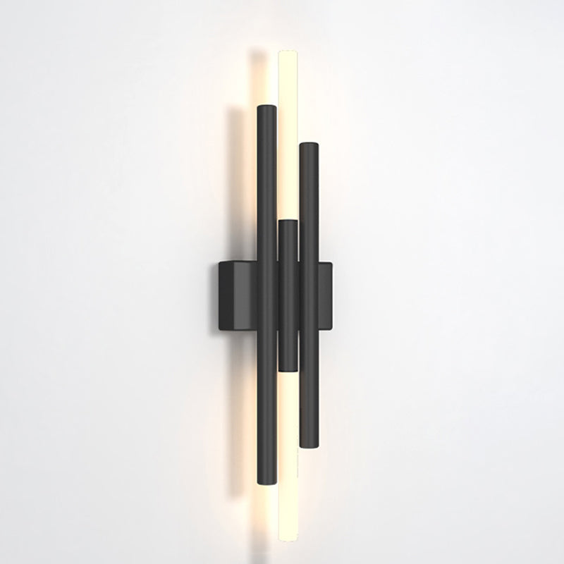 Luz de pared rectangular novedosa apliques modernas acrílico sala de estar LED luz montada de pared
