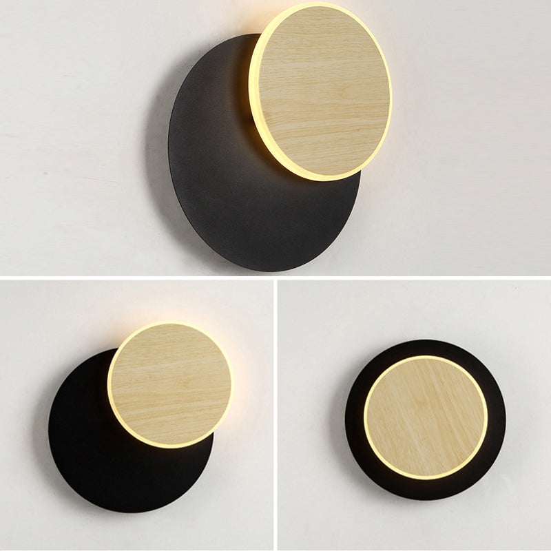 Finitura in legno Mobile sfumatura da muro da parete Minimalist LED SCONCE LUCE PER LAVOGLIA