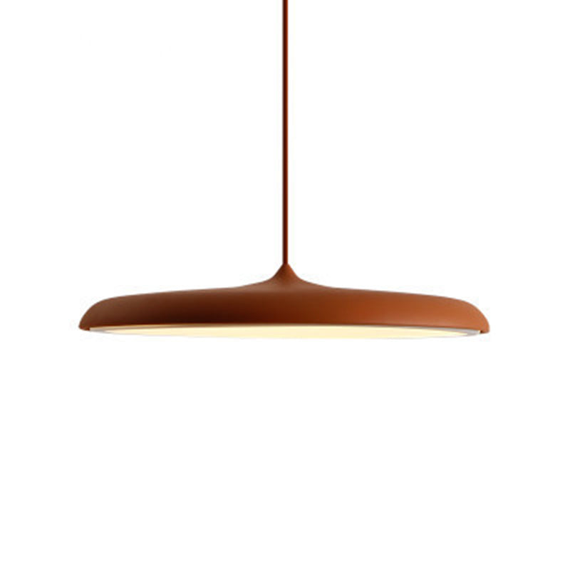 Contemporary Simplicity Farmhouse Ceiling Light with Unique Metal Shade