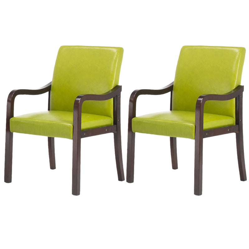 Chaise de salle à manger en bois rembourrée à dossier solide de fauteuil de maison contemporaine