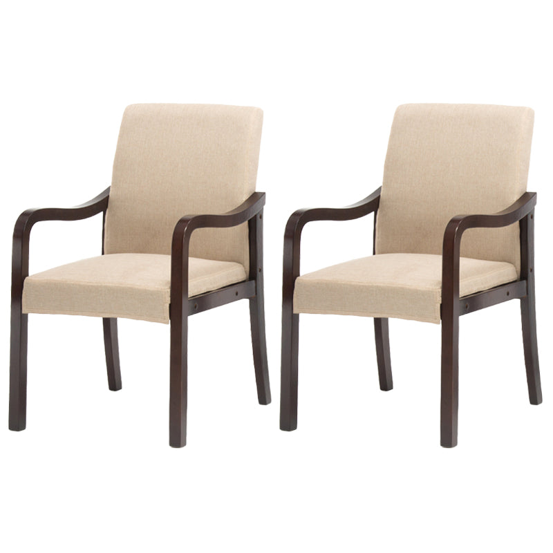 Chaise de salle à manger en bois rembourrée à dossier solide de fauteuil de maison contemporaine