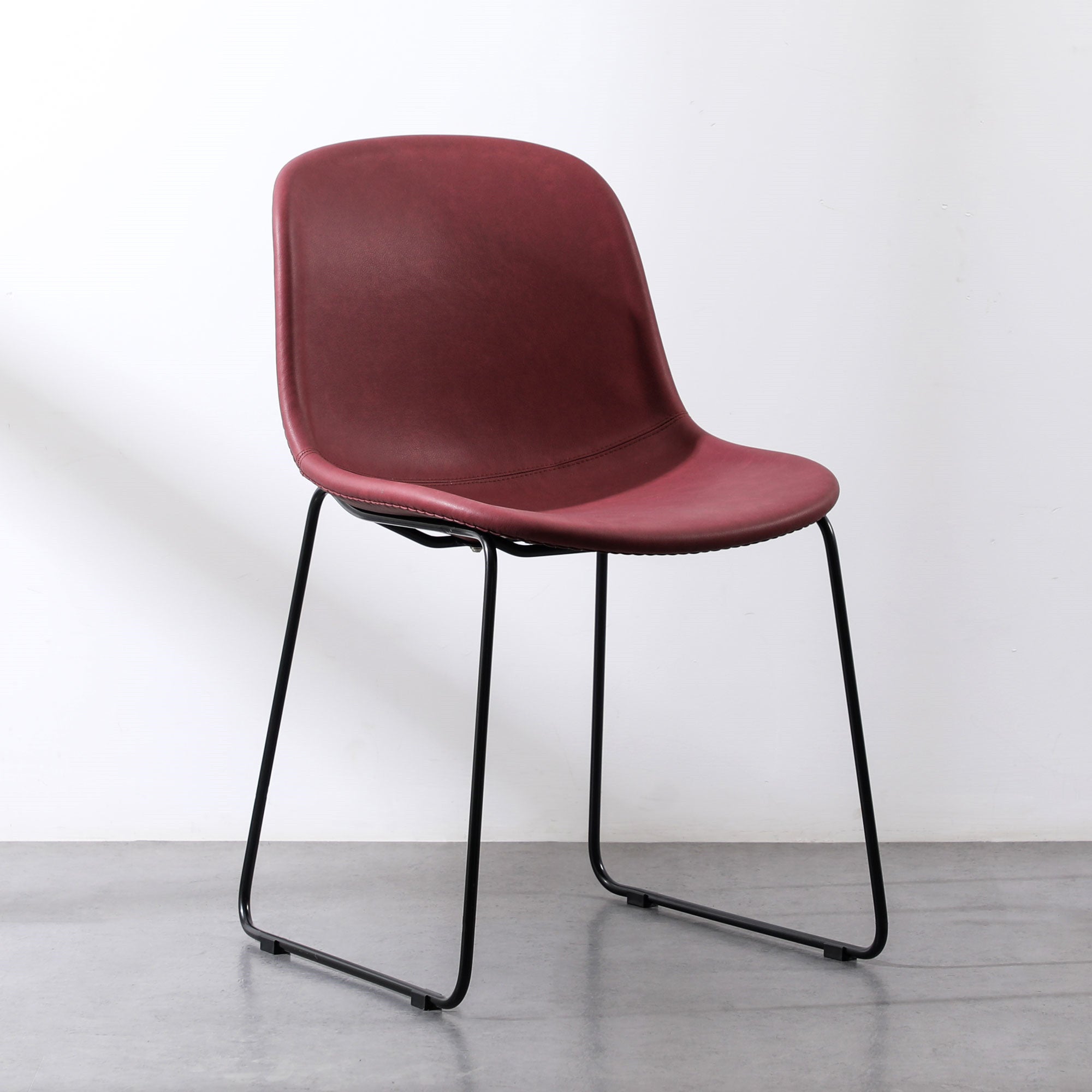 Seitstuhl für industriellen Stil Set Esszimmer Seitenstuhl Set mit Metallbeinen