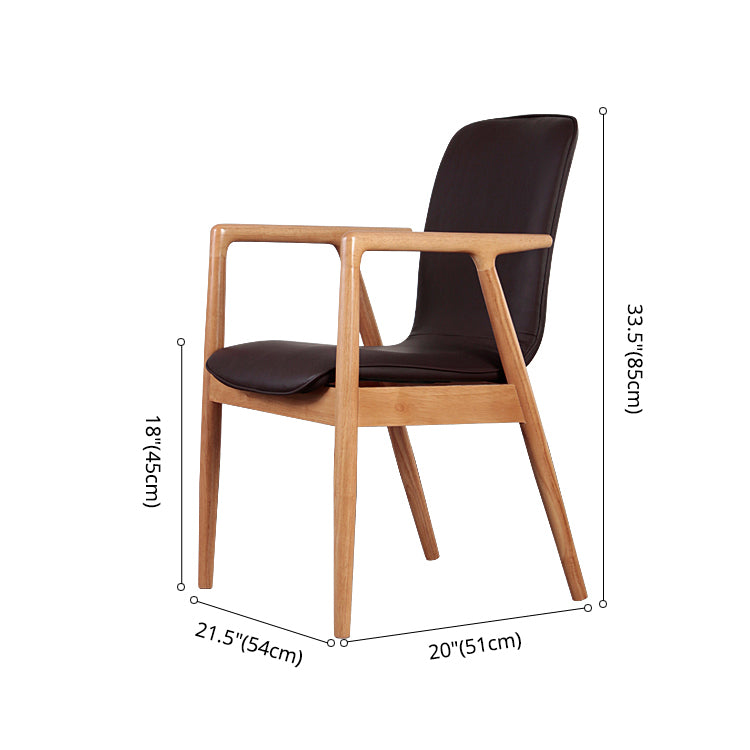 Wooden Dining Side Chairs Contemporary Style Parsons Dining Chair, 21'' Wide