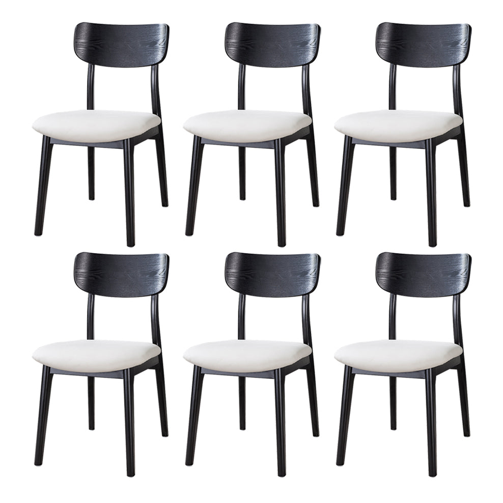 Wood Industrial Style Dining Chair Indoor-Outdoor Open Back Dining Side Chair