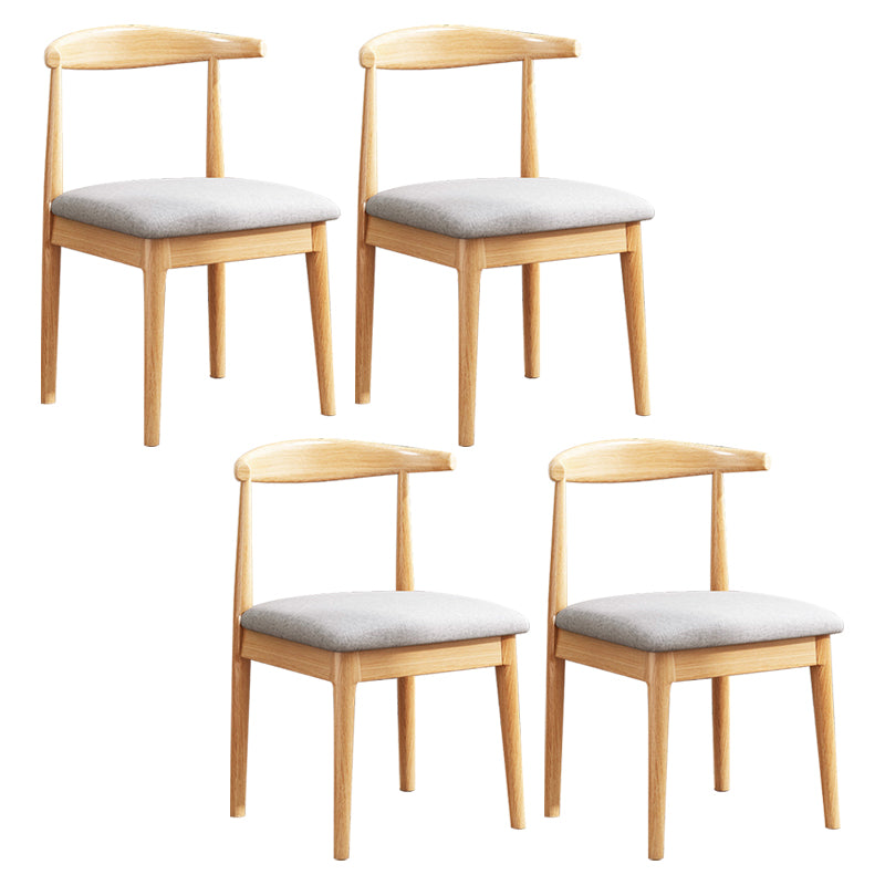 Contemporary Style Kitchen Dining Chair Parsons Dining Armless Chair for Home