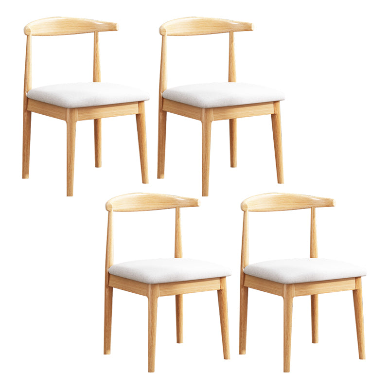 Contemporary Style Kitchen Dining Chair Parsons Dining Armless Chair for Home