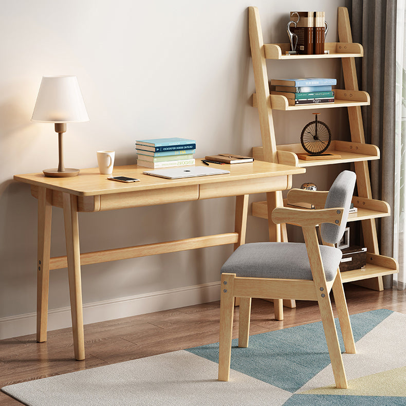 Chaise latérale de salle à manger à dossier ouvert d'intérieur en bois contemporain, chaise de salle à manger large de 20 pouces