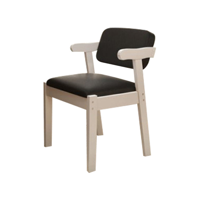 Contemporary Dining Side Chair Solid Wood Open Back Dining Side Chairs