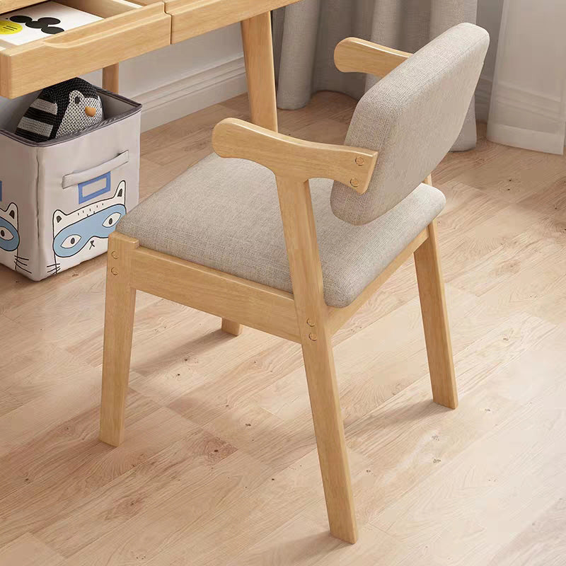 Contemporary Dining Side Chair Solid Wood Open Back Dining Side Chairs