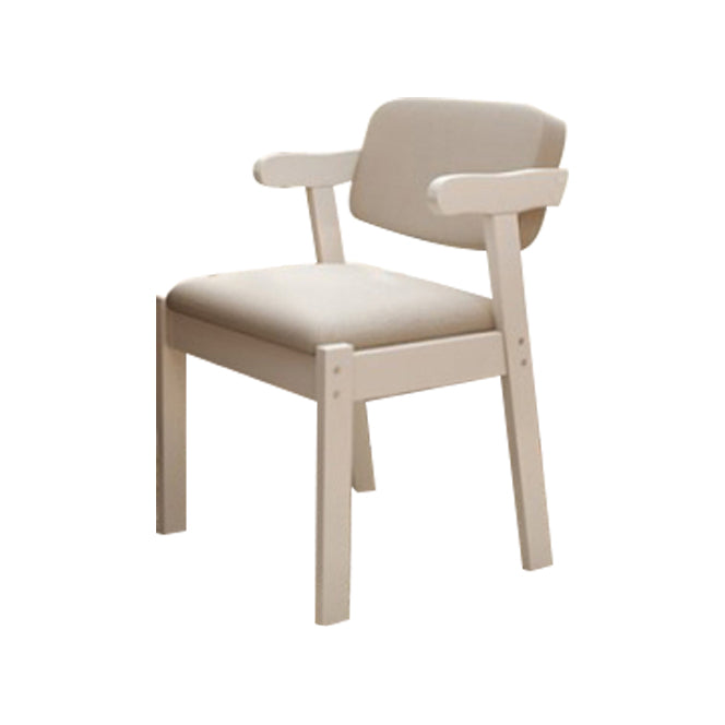 Contemporary Dining Side Chair Solid Wood Open Back Dining Side Chairs
