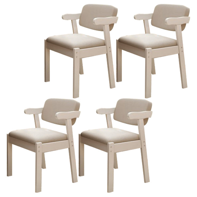 Contemporary Dining Side Chair Solid Wood Open Back Dining Side Chairs