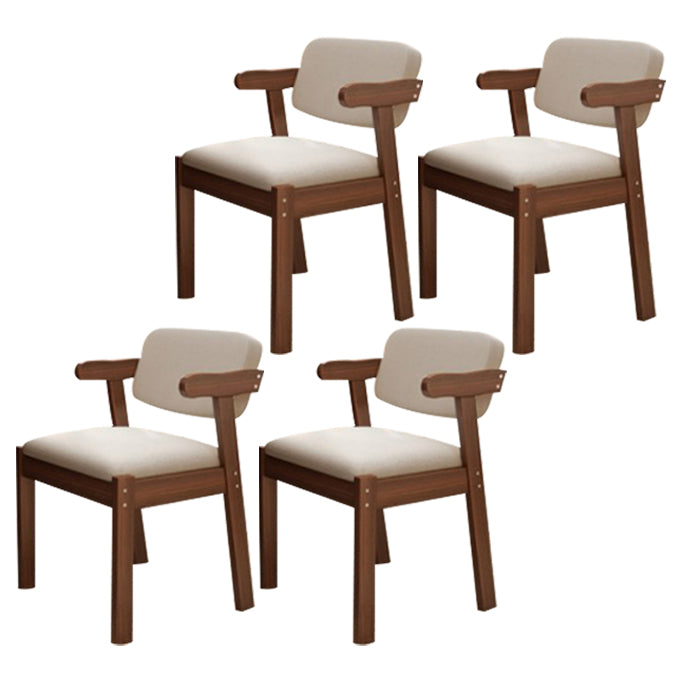Contemporary Dining Side Chair Solid Wood Open Back Dining Side Chairs