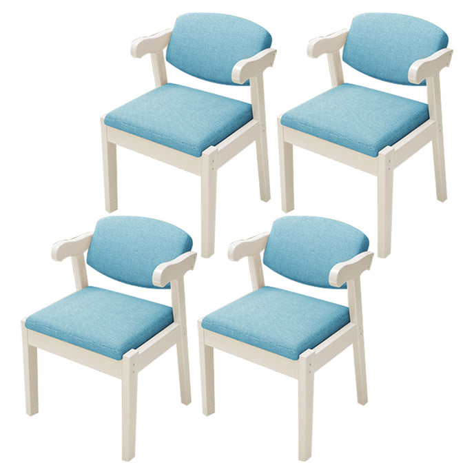 Contemporary Dining Side Chair Solid Wood Open Back Dining Side Chairs