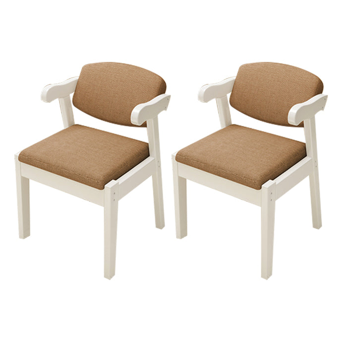 Contemporary Dining Side Chair Solid Wood Open Back Dining Side Chairs
